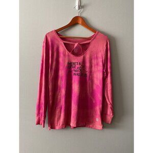 NEW Womens Size 1x Pro Player Tie-Dyed Graphic Tee